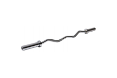 Гриф олимпийский  хром. W-образный с замками-пружинами OB-05