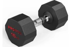 Гантель обрезиненная 16кг PROIRON Г1160ОБР