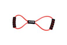 Эспандер трубчатый восьмерка, красный, сопротивление среднее 5 кг PROFI-FIT РАСПРОДАЖА