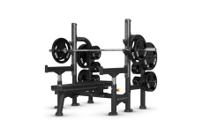 Олимпийская горизонтальная скамья со страховочными ограничителями  Magnum MG-A78S
